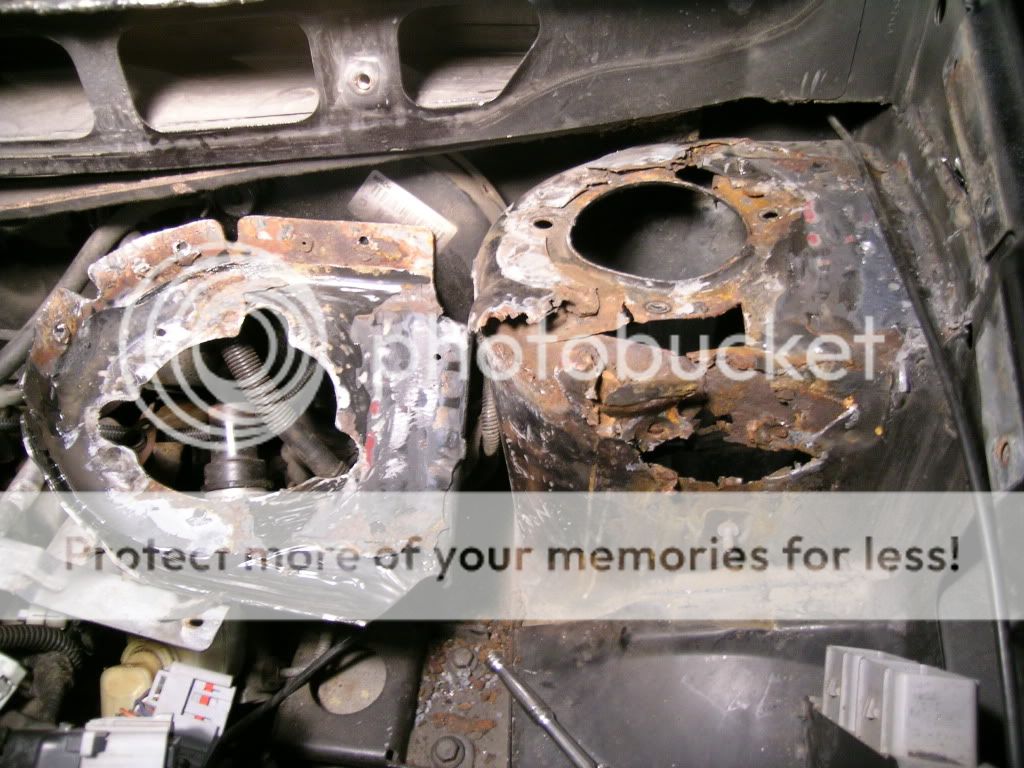 Rusted Strut Tower Death of a Third Gen The Chrysler Minivan Fan